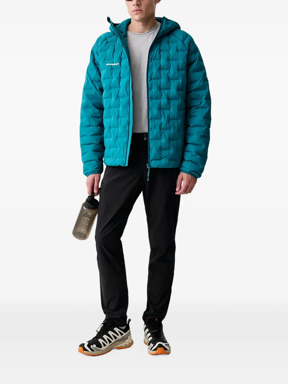 Mammut quilted hooded jacket Blauw