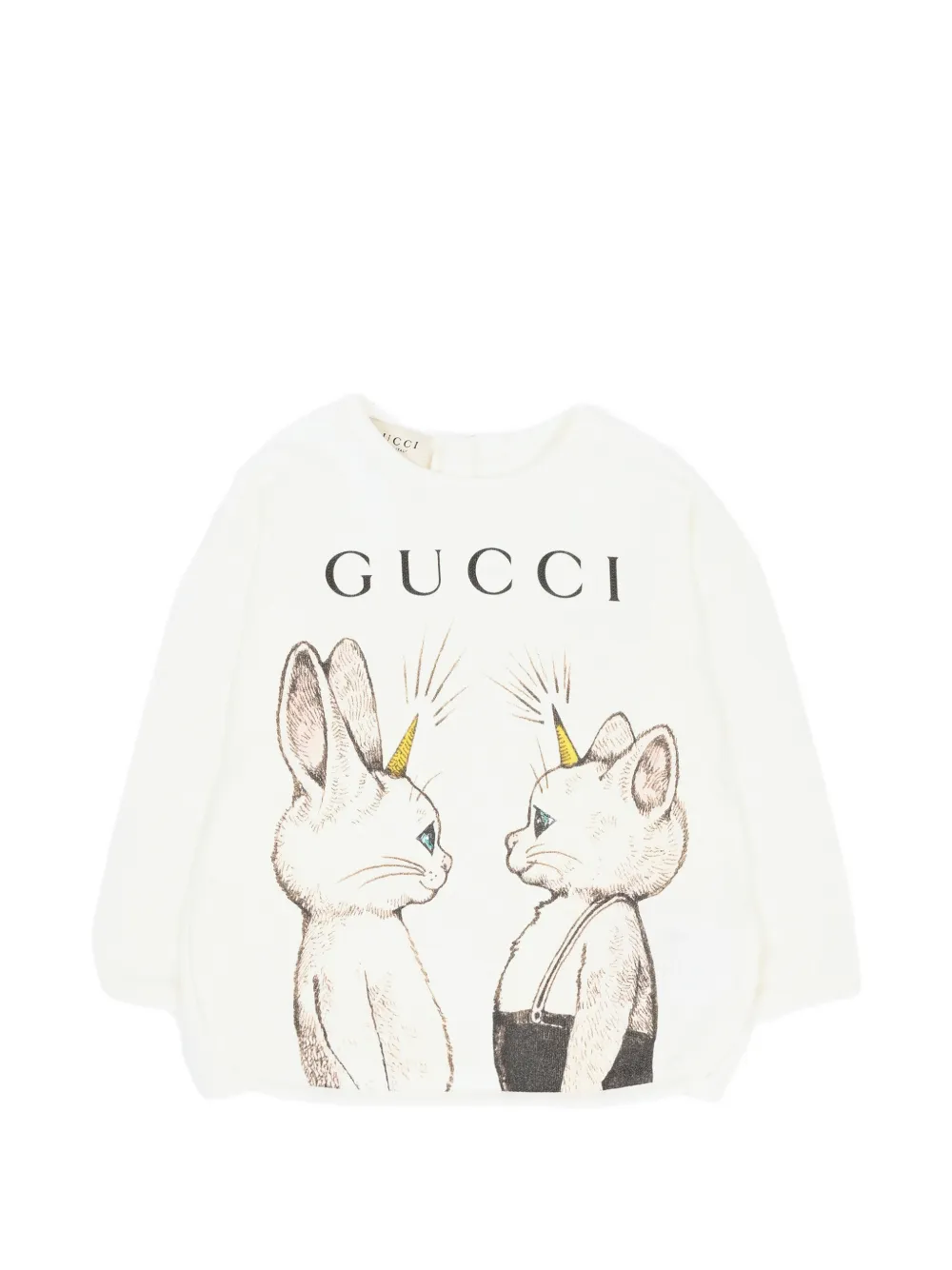 Gucci Kids logo-print sweatshirt Wit