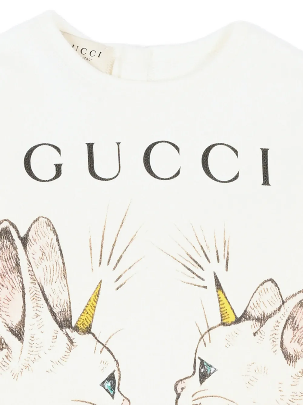 Gucci Kids logo-print sweatshirt Wit