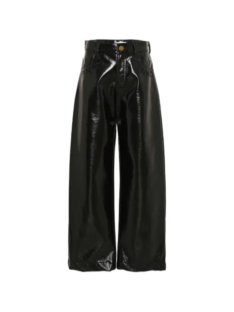 Pinko Kids pantalones casuales con logo bordado