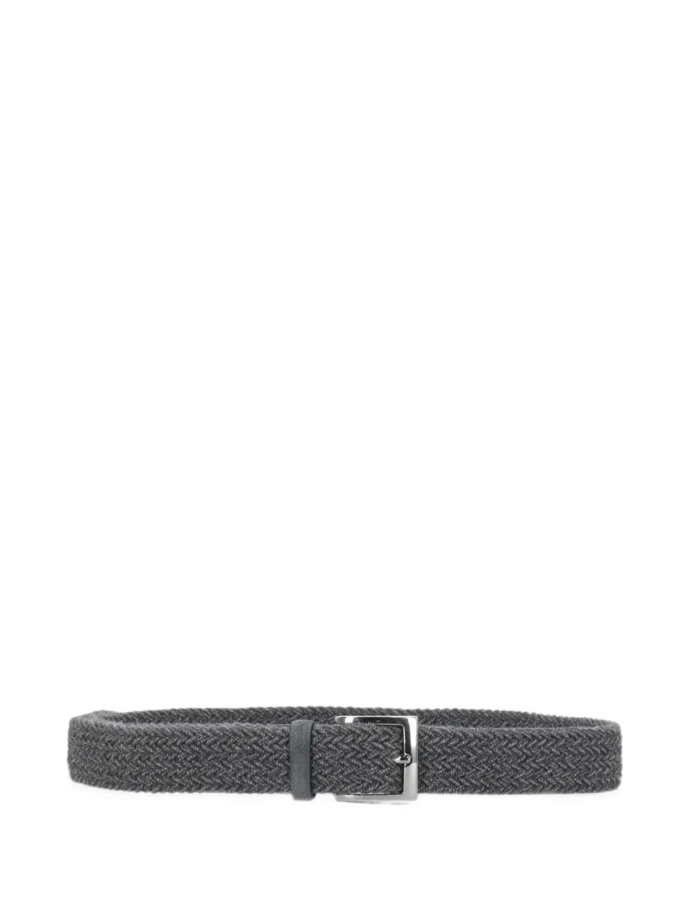 Orciani woven buckle-fastening belt - Grigio