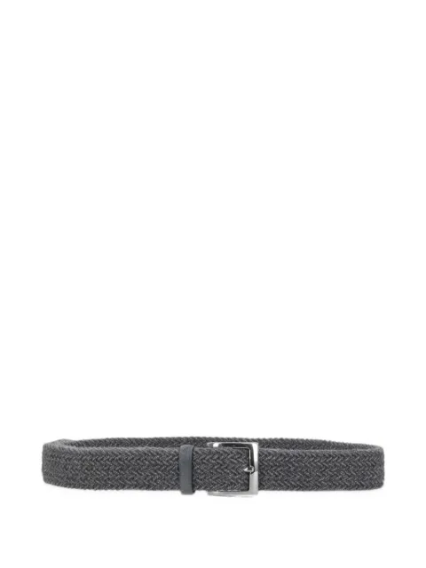 Orciani woven buckle-fastening belt