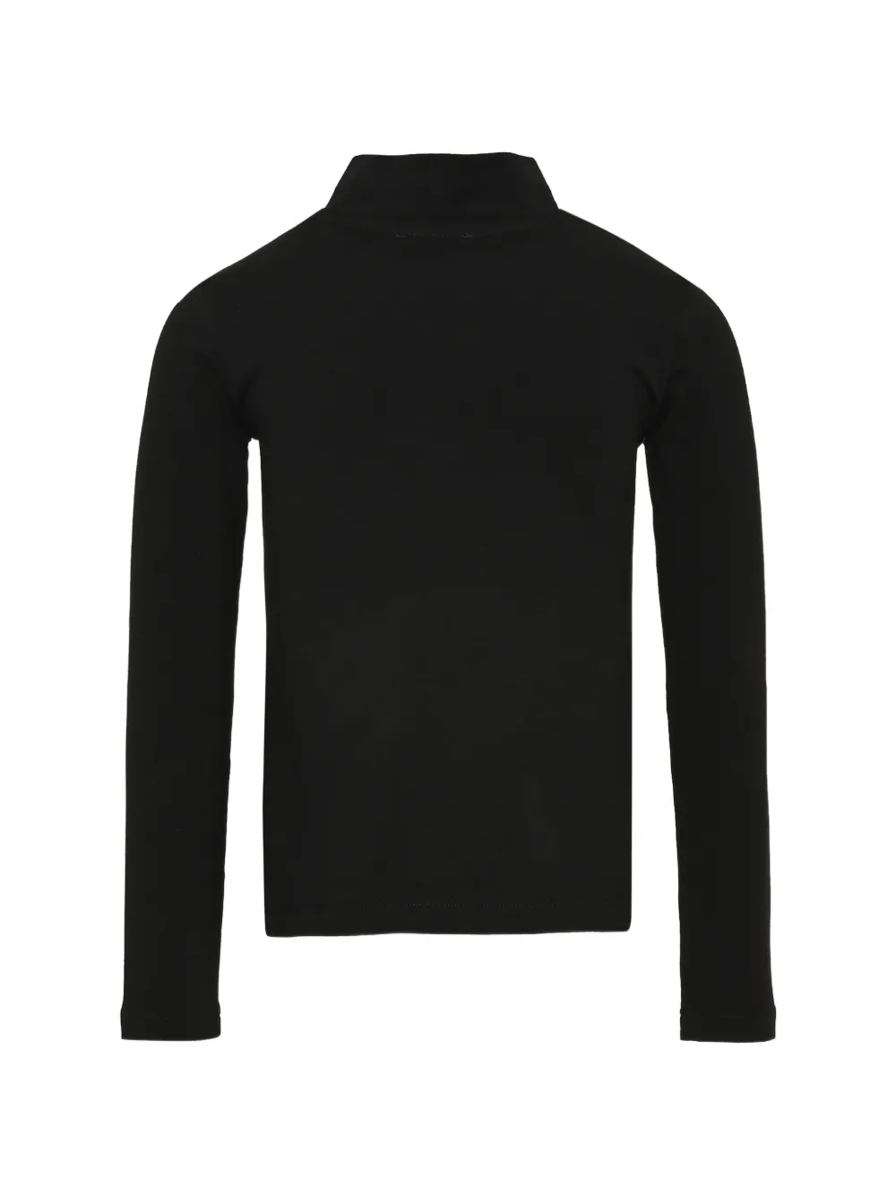 Pinko Kids Sweater met geborduurd logo en hoge hals Zwart