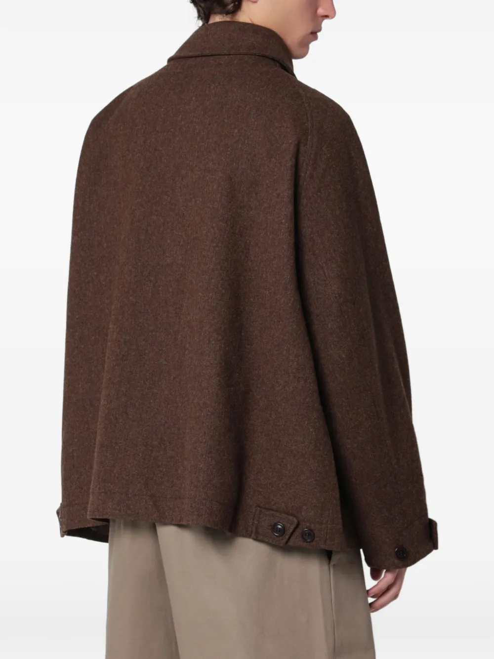 YMC Harrison button-up jacket Bruin