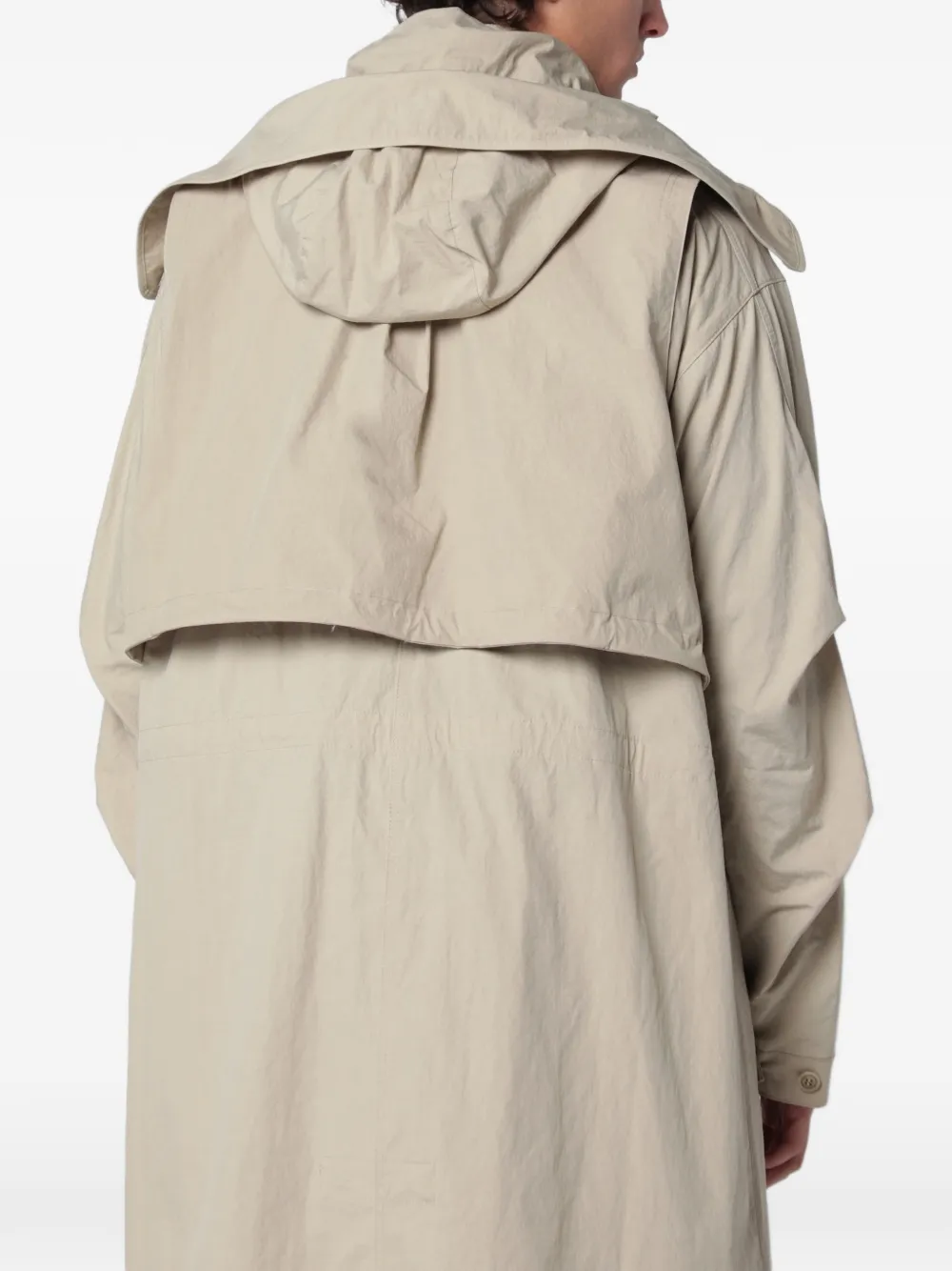 YMC 96 Snorkel parka met capuchon Beige