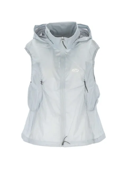 Optimistic runners hooded sleeveless gilet