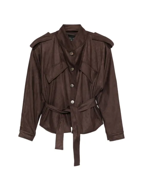 PHILIA LOFT tie-fastening jacket