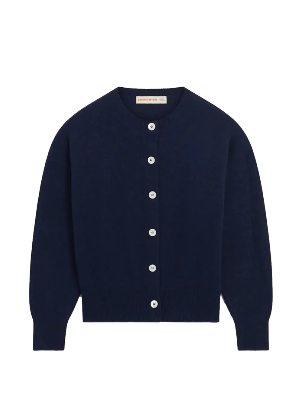 &Daughter Ada crew-neck cardigan - Blu