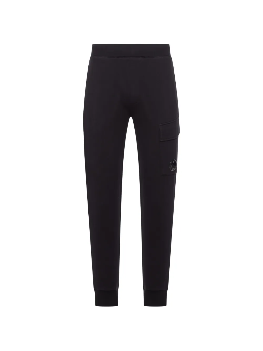 C.P. Company diagonal raised fleece Lens sweatpants Zwart