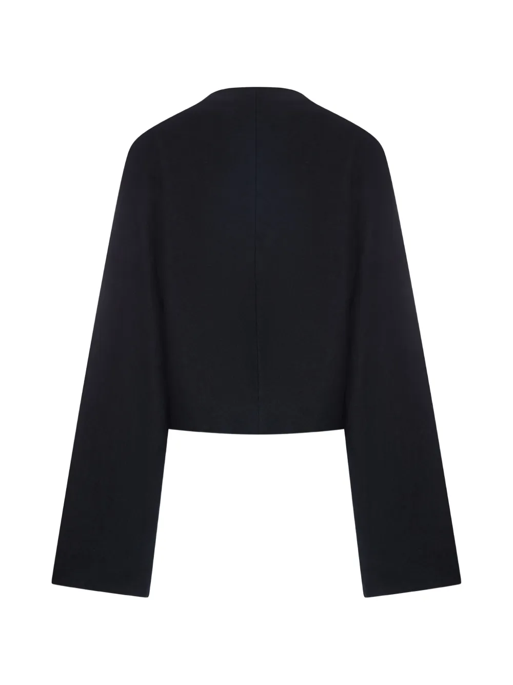 Rick Owens draped cropped top Zwart