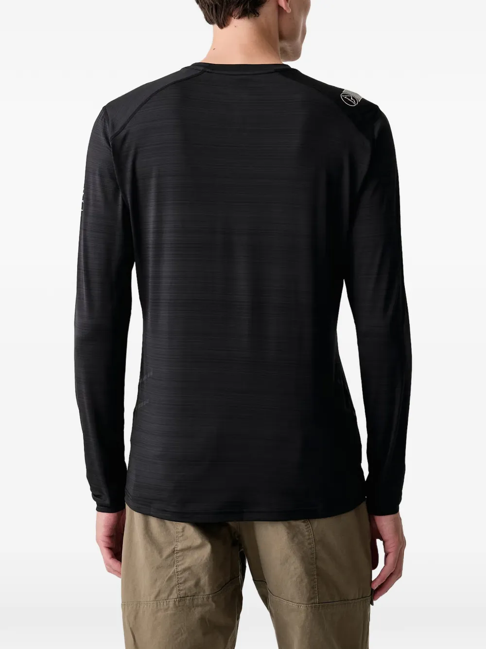 La Sportiva logo-print long-sleeved T-shirt Zwart