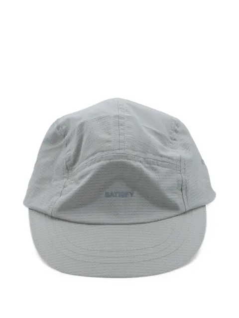 Satisfy logo-print panelled cap