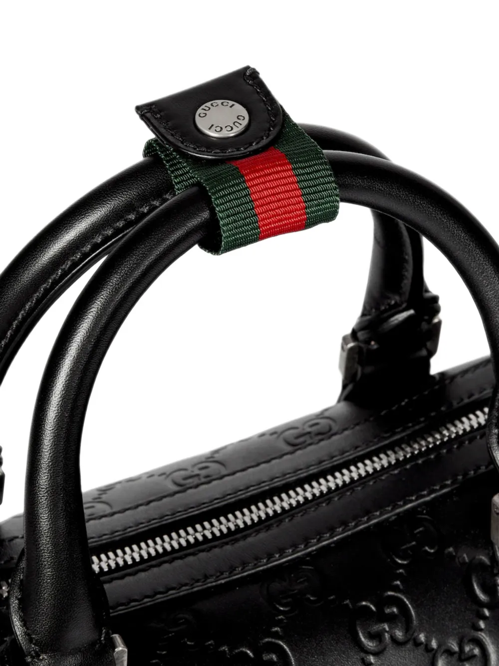 Gucci Kleine duffeltas met GG-embleem Zwart