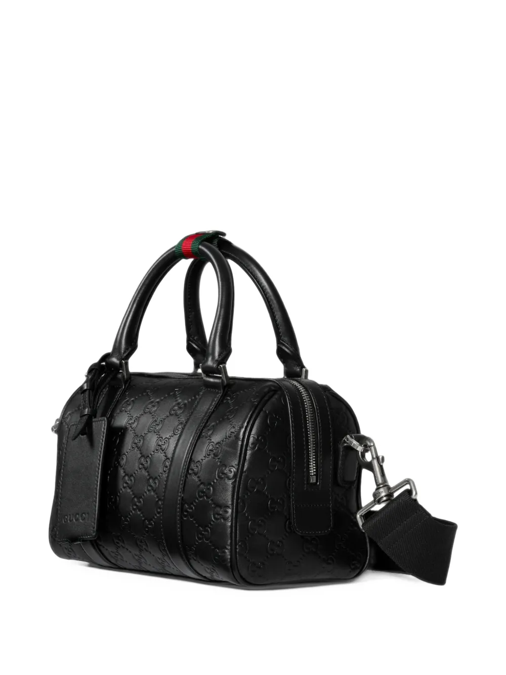 Gucci Kleine duffeltas met GG-embleem Zwart
