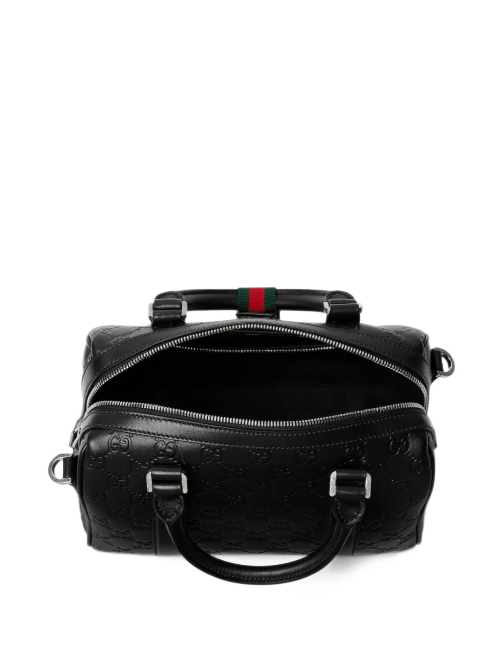 Gucci Kleine duffeltas met GG-embleem Zwart