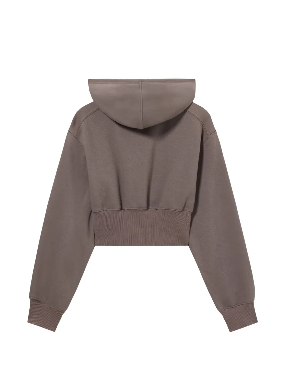 L ab c o Off-White logo-print cropped hoodie Bruin