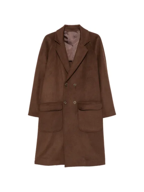 officina sartoriale Ischia Napoleone double-breasted coat