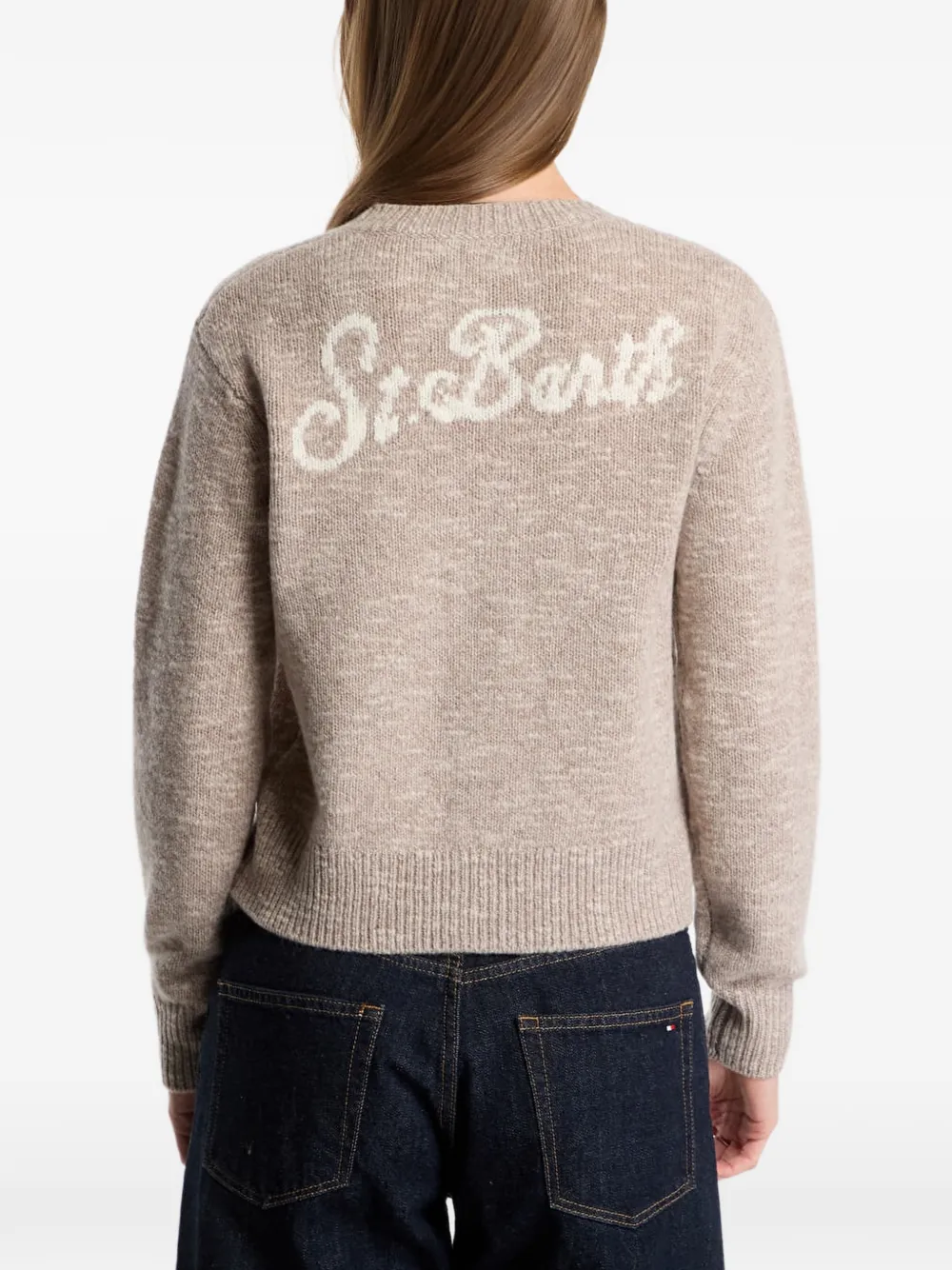 MC2 Saint Barth Janou Mouline cardigan Beige