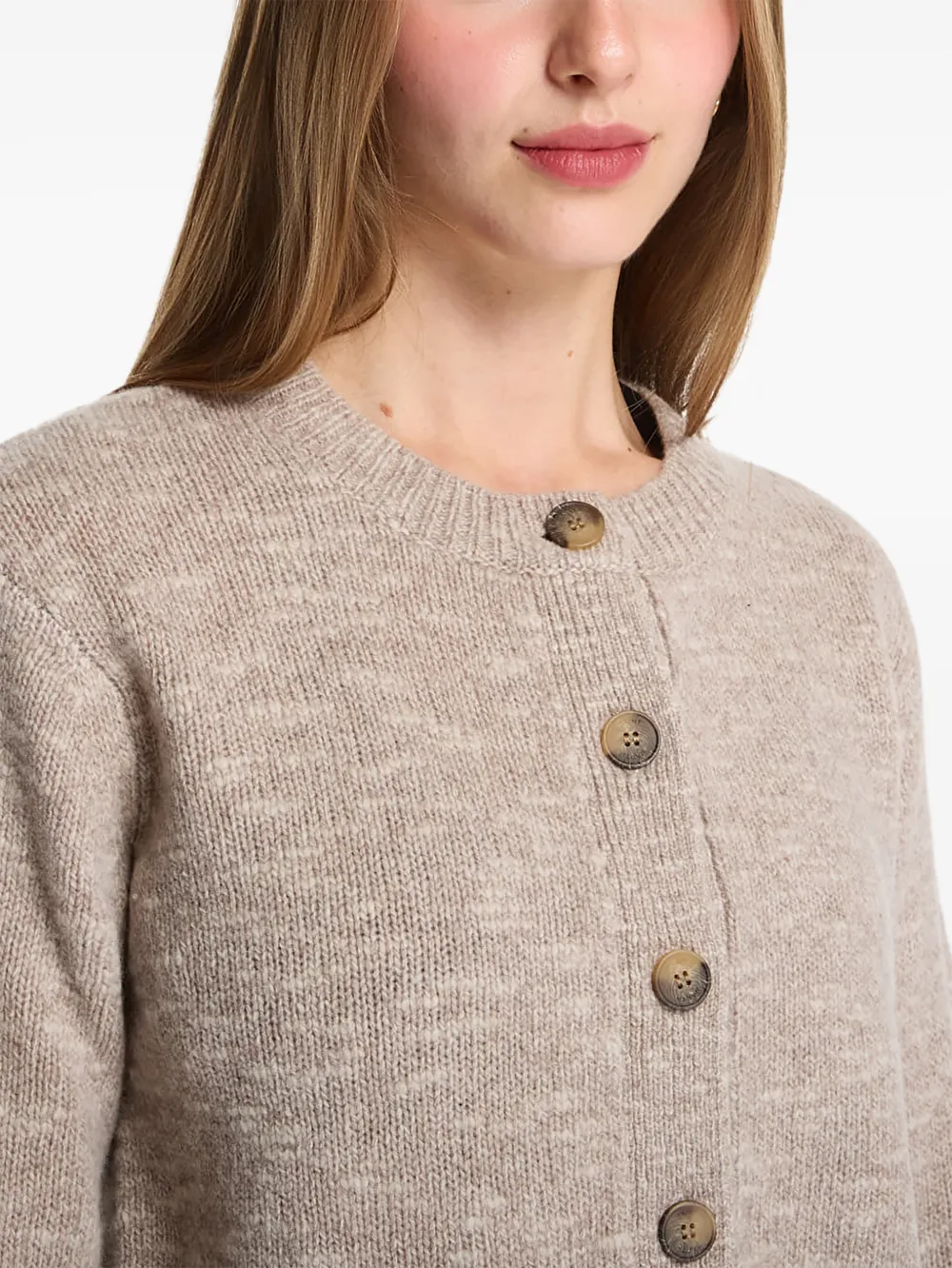 MC2 Saint Barth Janou Mouline cardigan Beige