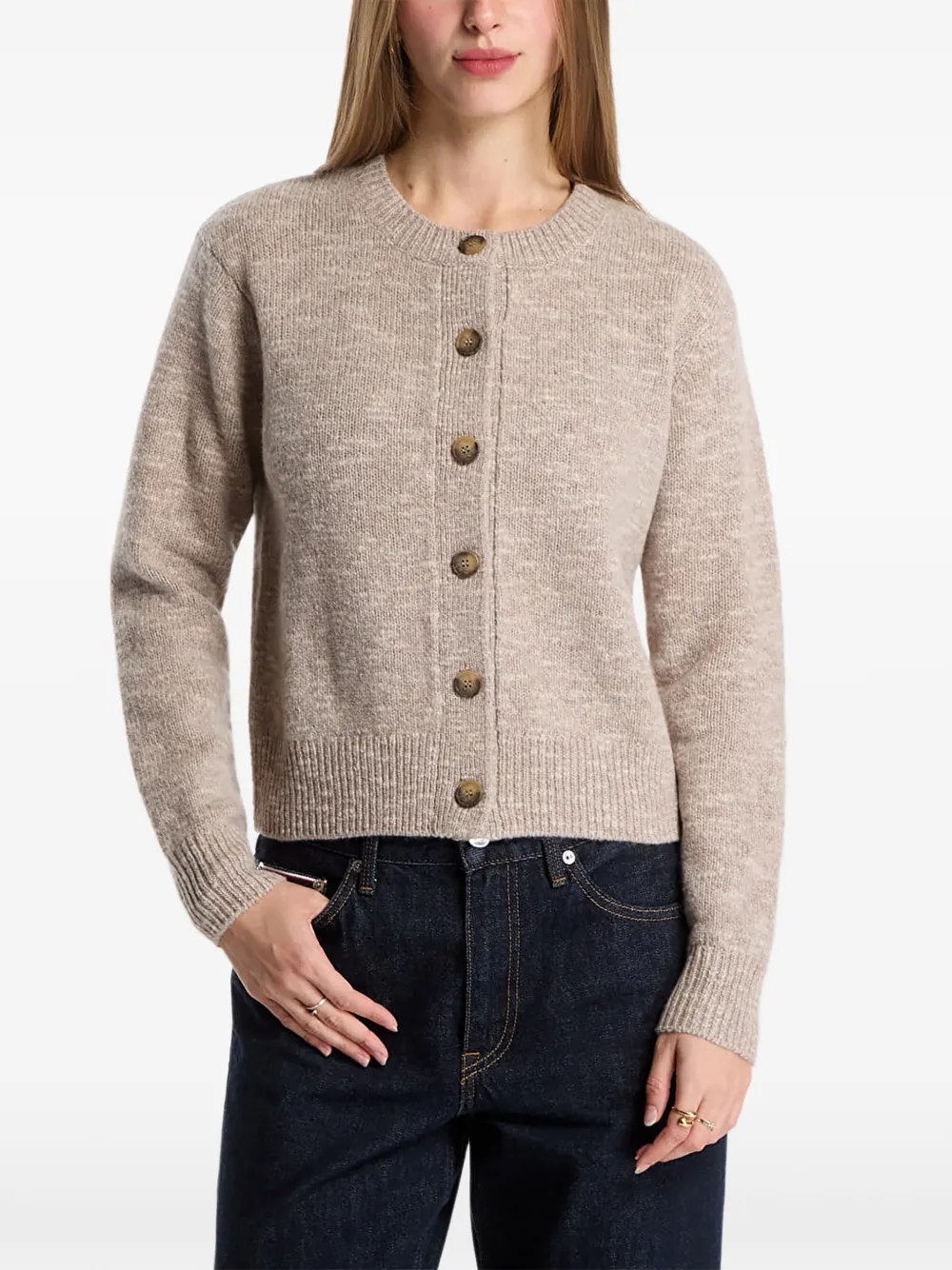 MC2 Saint Barth Janou Mouline cardigan Beige