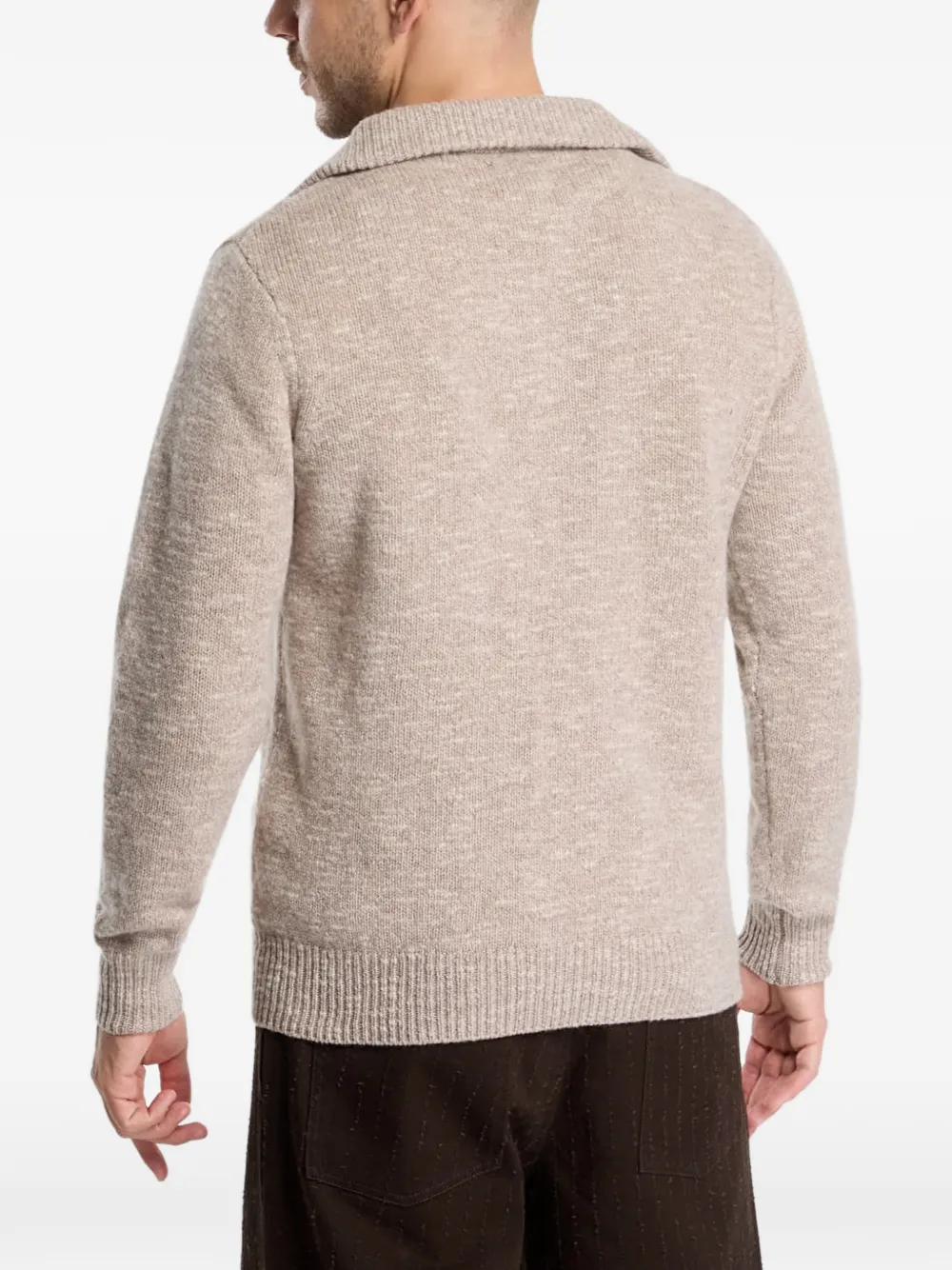 MC2 Saint Barth Wesley mouline-knit sweater Beige