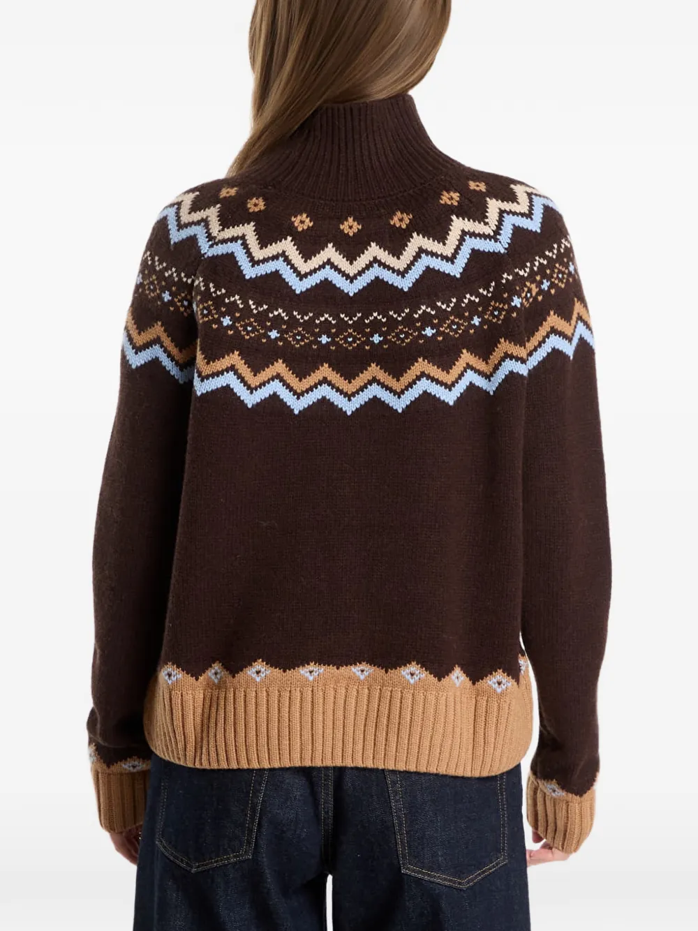 MC2 Saint Barth Meghan Nordic turtleneck sweater Bruin
