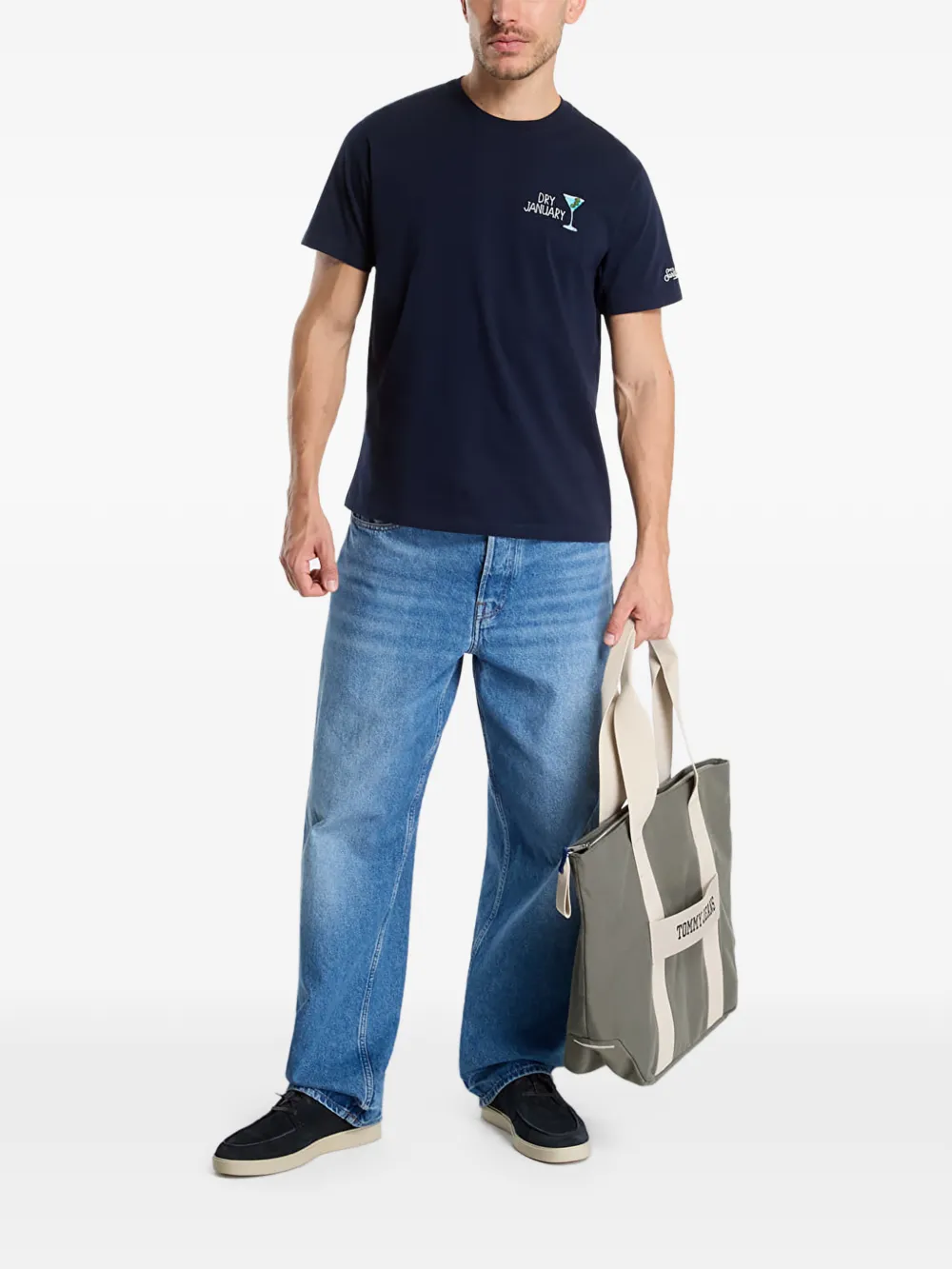 MC2 Saint Barth embroidered Arnott T-shirt Blauw