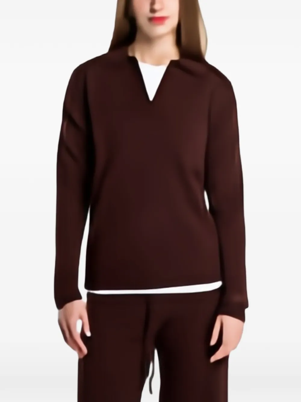 MC2 Saint Barth Eze wool polo sweater Bruin