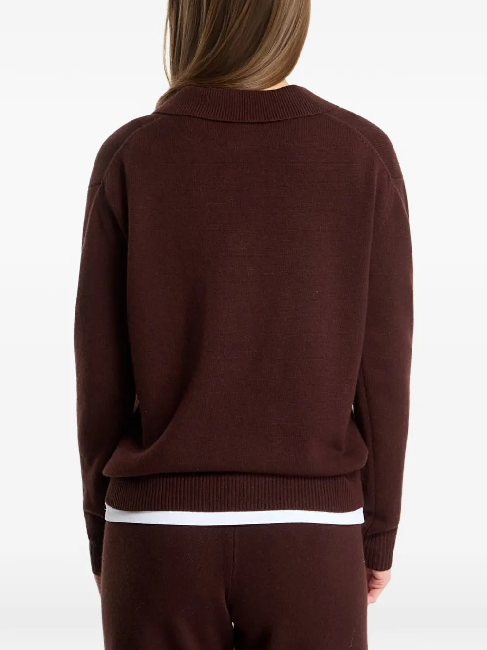 MC2 Saint Barth Eze wool polo sweater Bruin