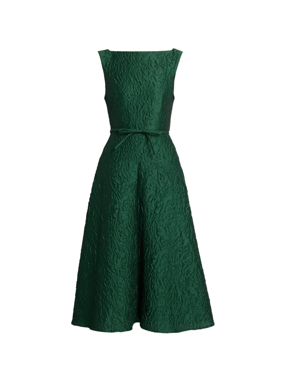 ERDEM cloqué jacquard midi dress Groen