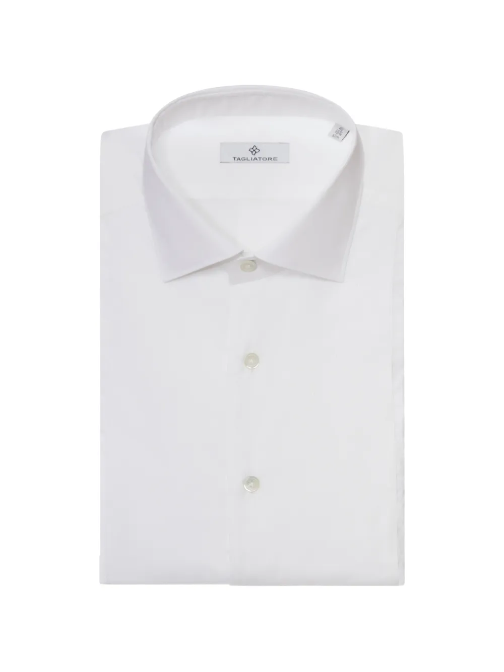 Tagliatore classic-collar shirt Wit