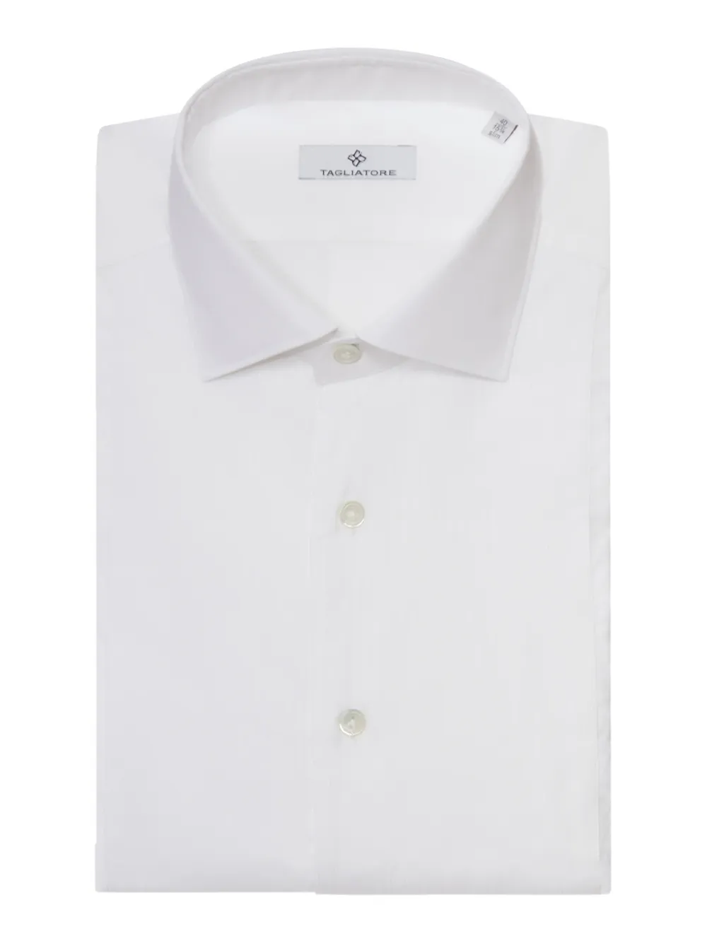 Tagliatore classic-collar shirt Wit