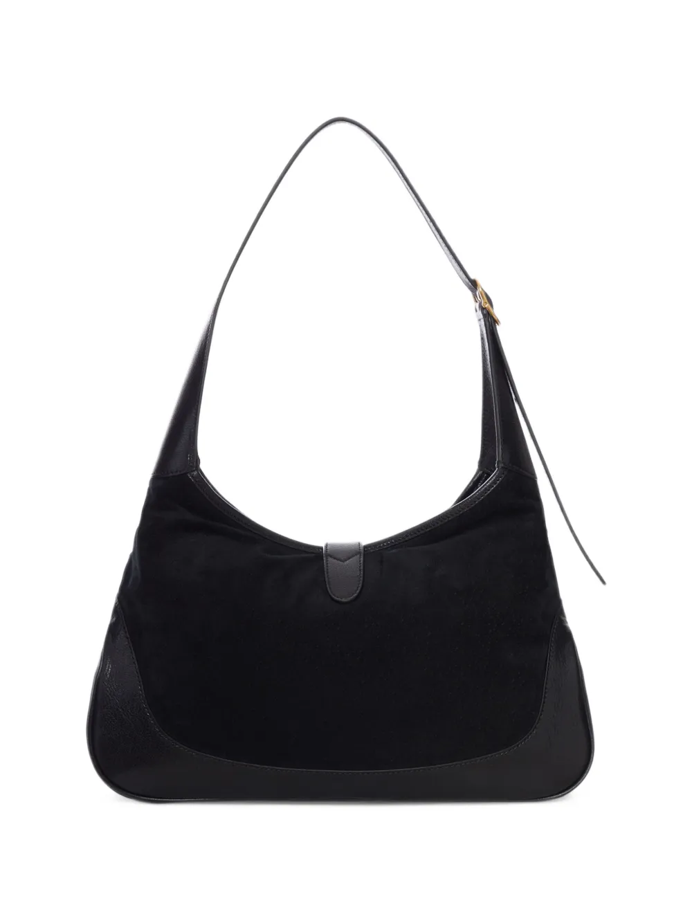 Gucci Jackie 1961 leather-trim shoulder bag Zwart