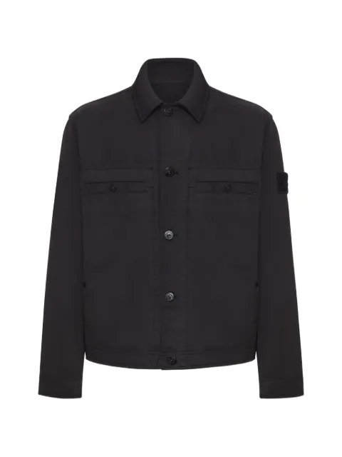 Stone Island Q100039 raw-hand wool-cotton gabardine-TC_S.I. Ghost jacket