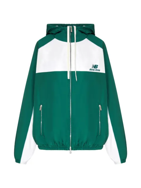 New Balance x Miu Miu color-block hooded jacket