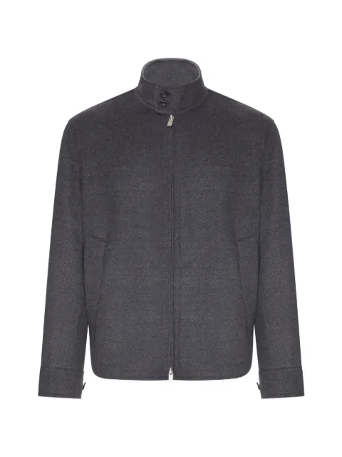 Lardini high-neck wool jacket