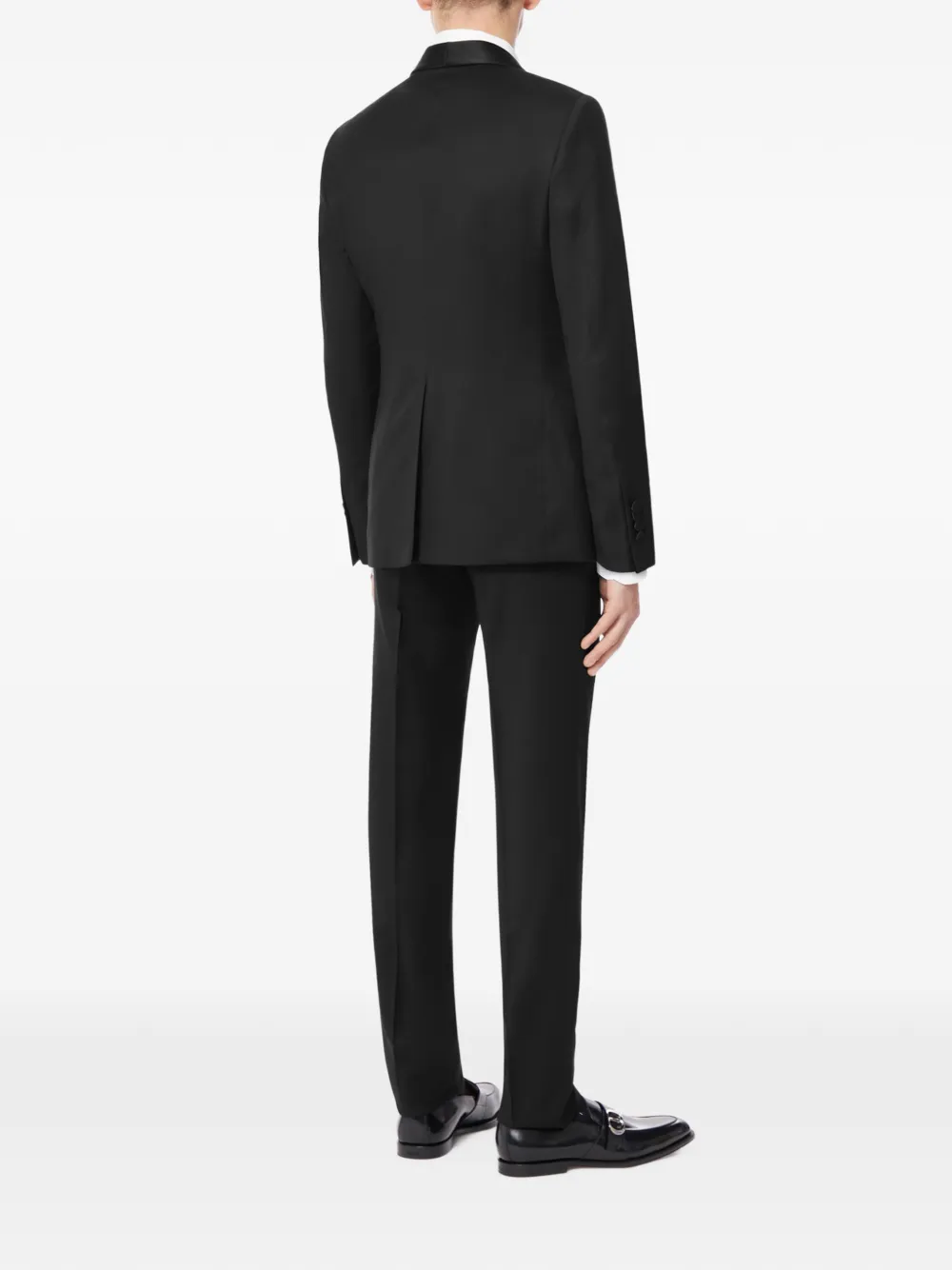Tagliatore satin-lapel tuxedo suit (set of three) Zwart