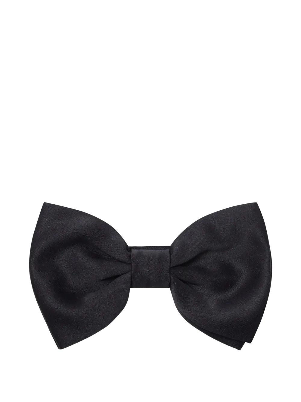 Tagliatore satin bow tie Zwart