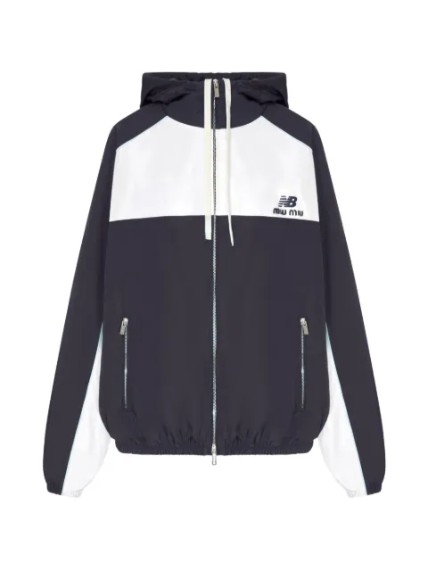 New Balance x Miu Miu color-block hooded jacket