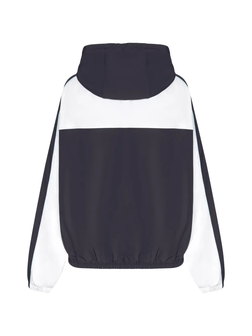 New Balance x Miu color-block hooded jacket Zwart