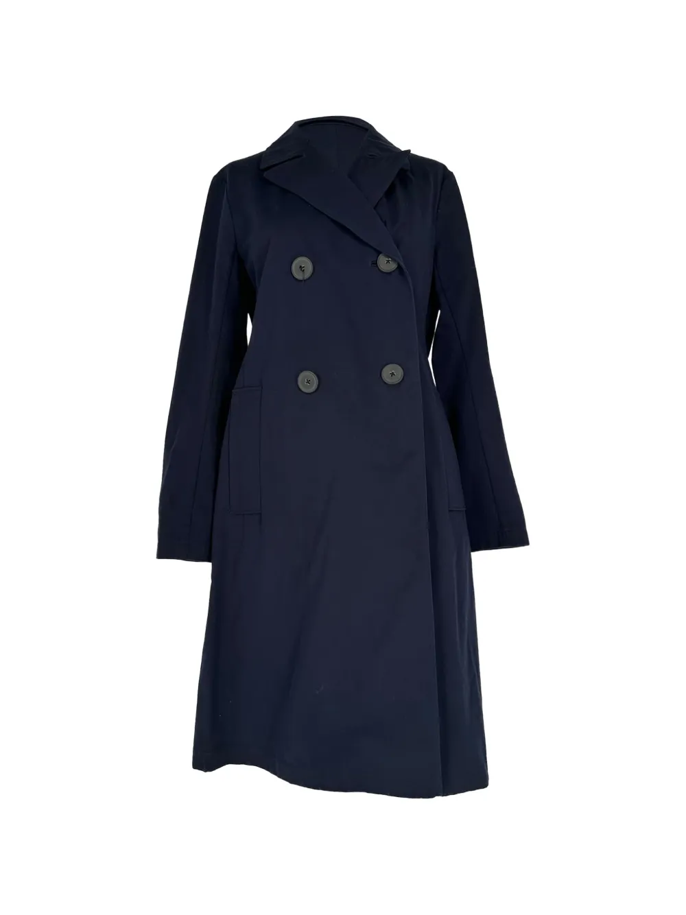 Jil Sander Pre-Owned double-breasted trench coat - Blue