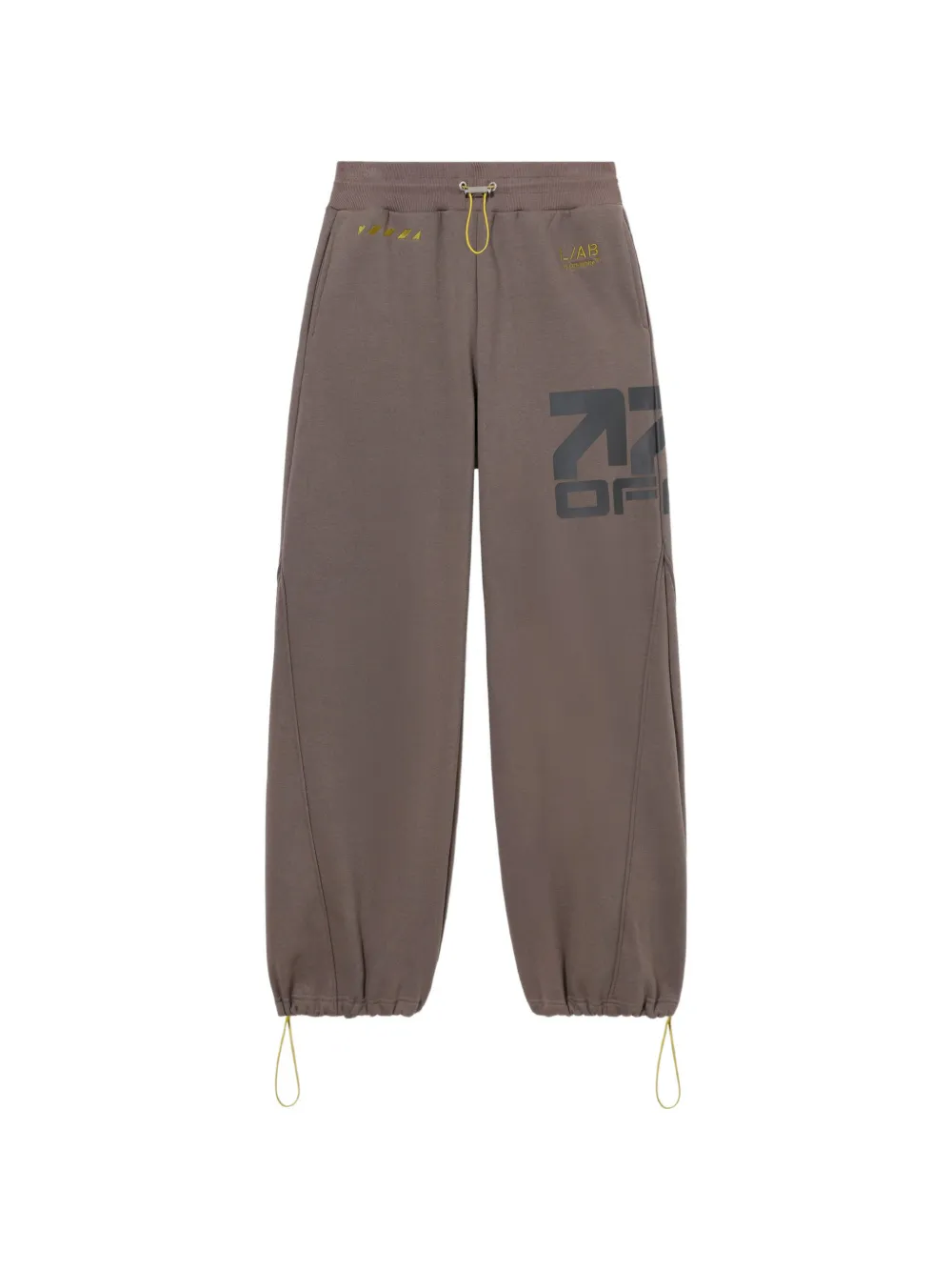L/ab c/o Off-White Bungee track pants - Grigio