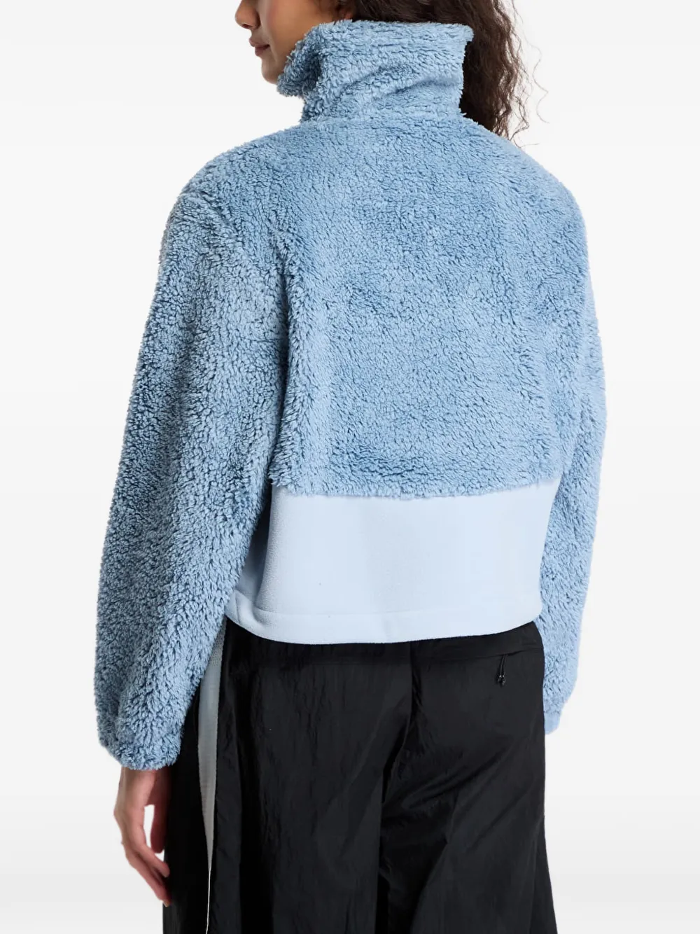 Under Armour Basecamp fleece-texture jacket Blauw