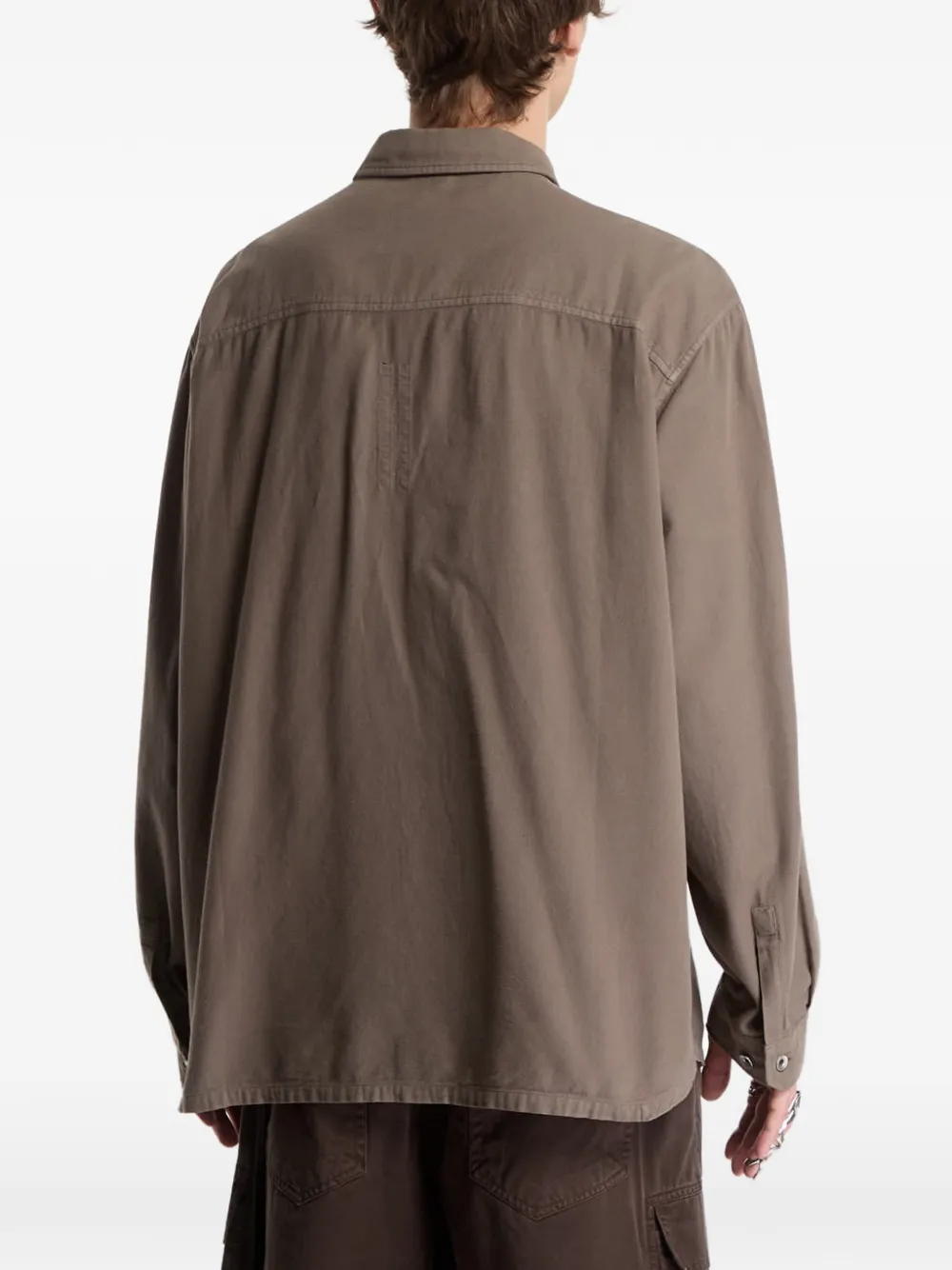 Rick Owens DRKSHDW Jumbo Outershirt shirt Bruin