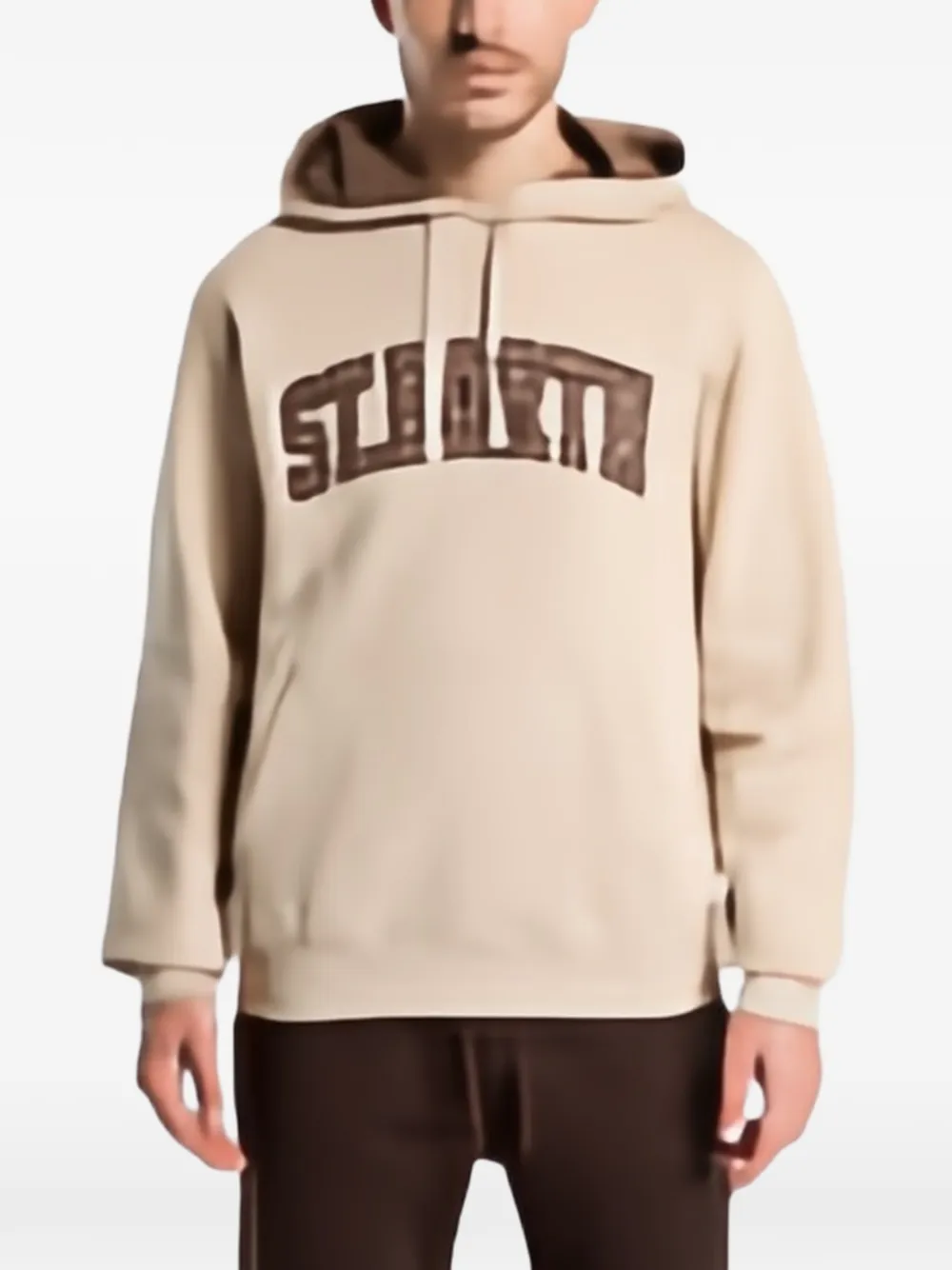 MC2 Saint Barth logo-patch hoodie Beige
