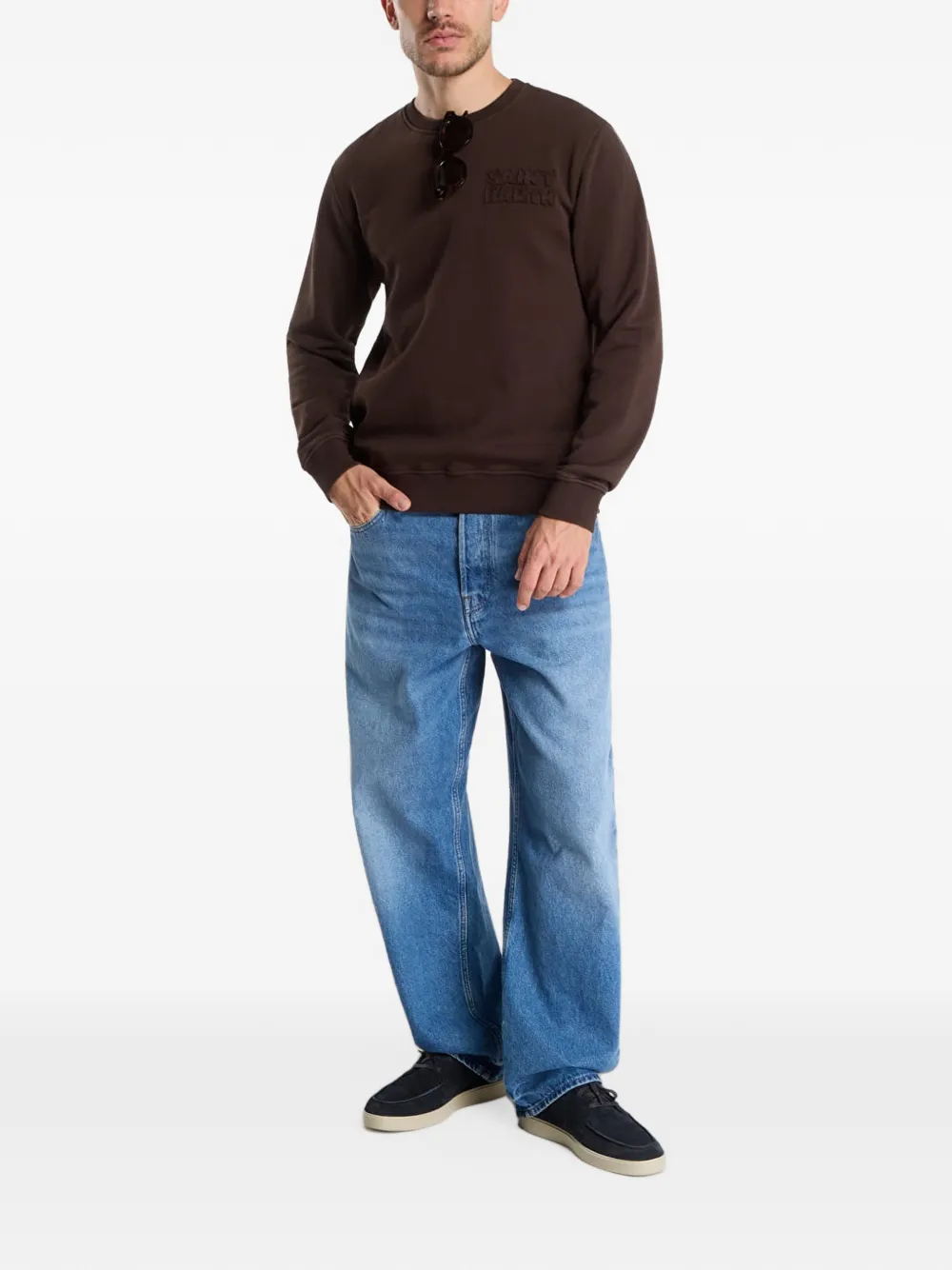MC2 Saint Barth logo-embroidered sweatshirt Bruin