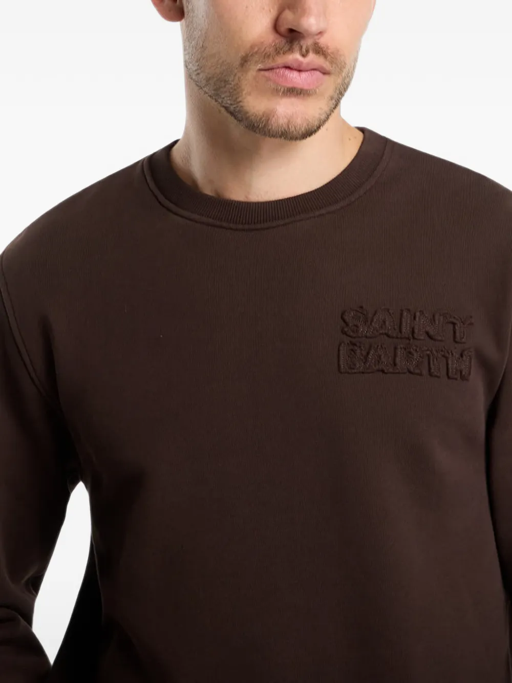 MC2 Saint Barth logo-embroidered sweatshirt Bruin