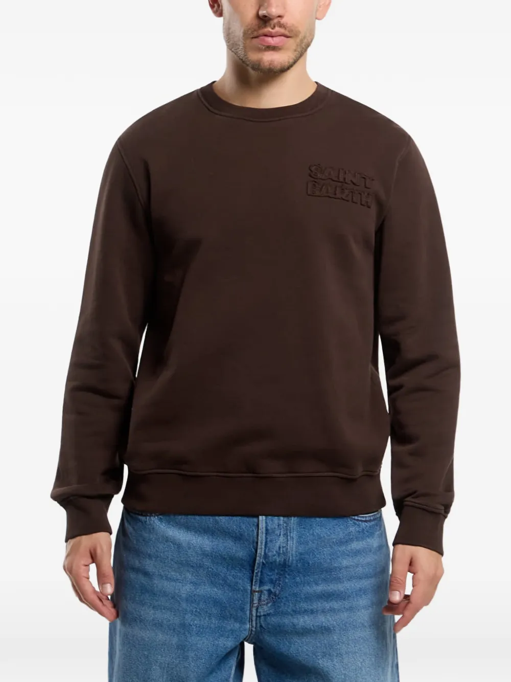 MC2 Saint Barth logo-embroidered sweatshirt Bruin