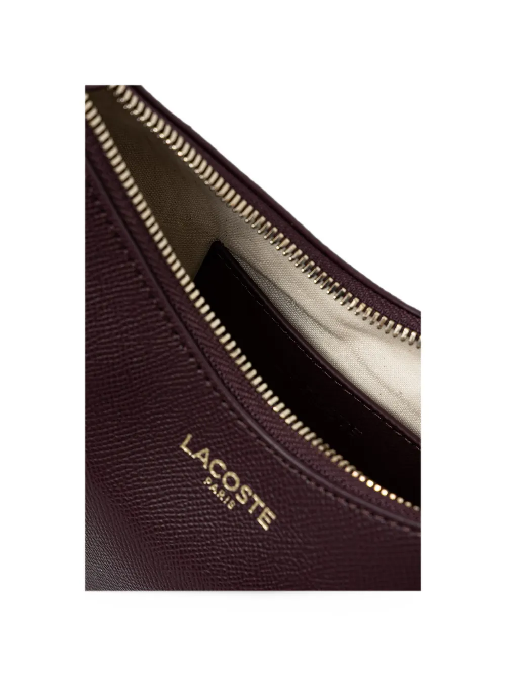 Lacoste small Champs-Élysées half-moon bag Paars