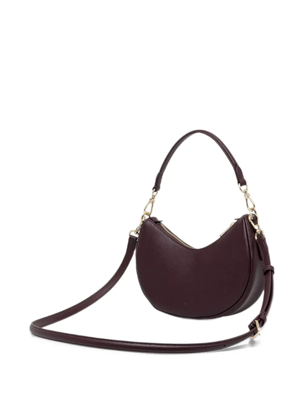 Lacoste small Champs-Élysées half-moon bag Paars